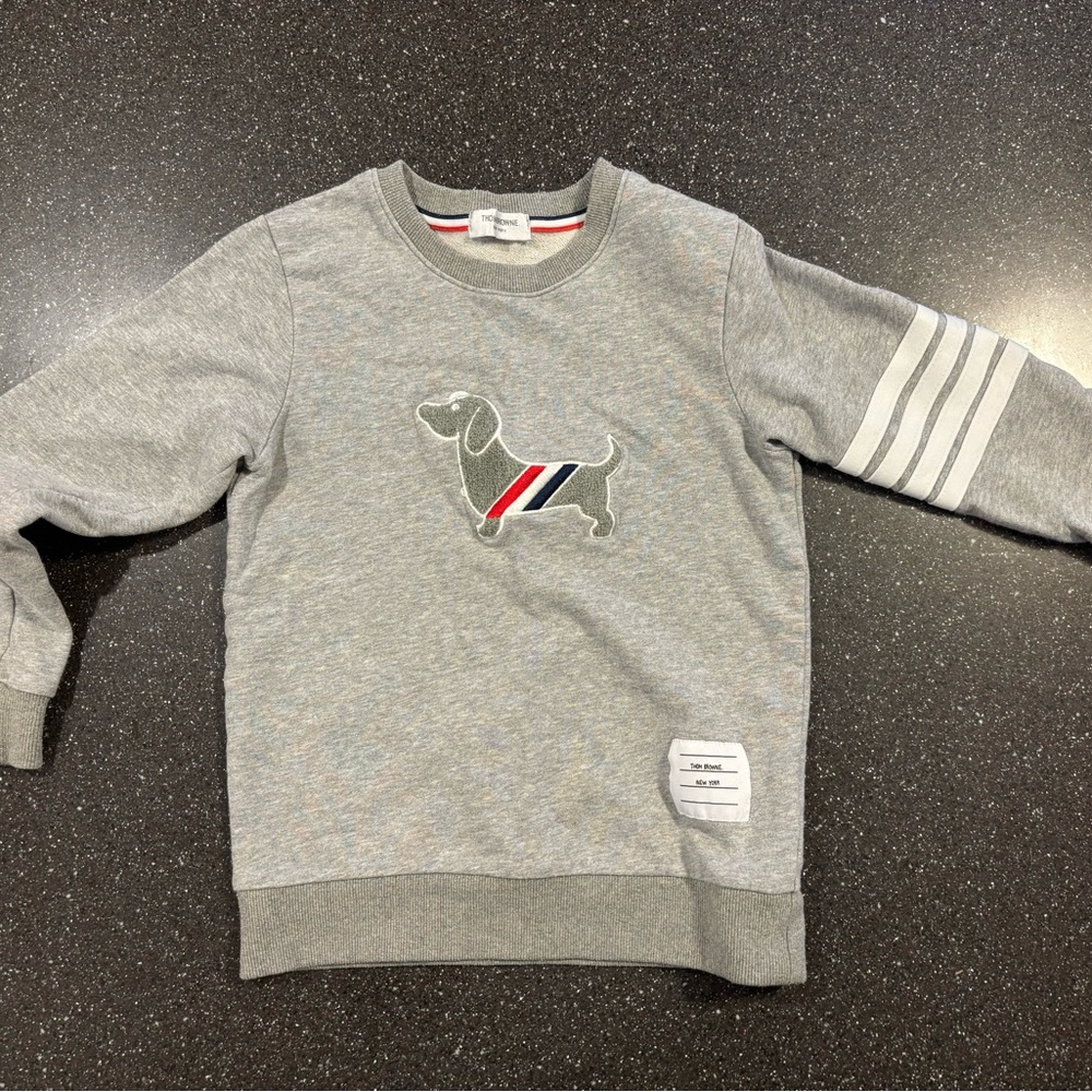 Kids Thom Browne sweater 
Size 7/8 (does not state in tags)